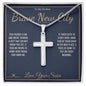 Brave New City - Artisan Cross Necklace for Brother