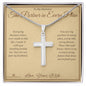 The Partner in Every Plan - Artisan Cross Necklace for Husband
