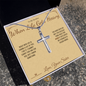 When Life Gets Heavy - Artisan Cross Necklace for Brother