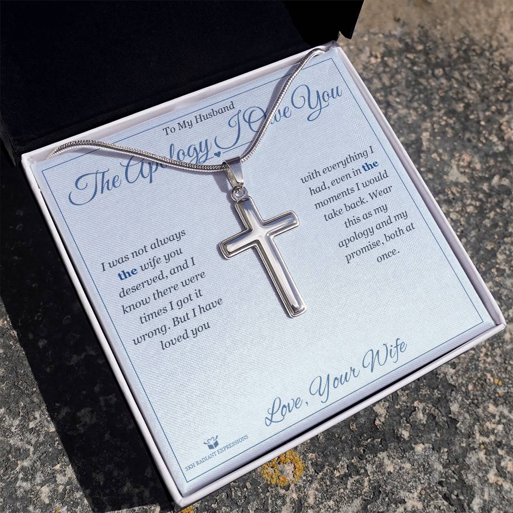 The Apology I Owe You - Artisan Cross Necklace for Husband