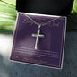 Every Report Card - Artisan Cross Necklace for Brother