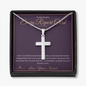 Every Report Card - Artisan Cross Necklace for Brother