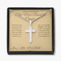 The Most Beautiful Chapter - Artisan Cross Necklace for Husband
