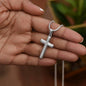 The Man You Became - Artisan Cross Necklace for Brother