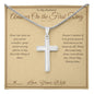 Answer On the First Ring - Artisan Cross Necklace for Husband
