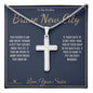 Brave New City - Artisan Cross Necklace for Brother