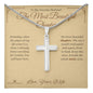 The Most Beautiful Chapter - Artisan Cross Necklace for Husband