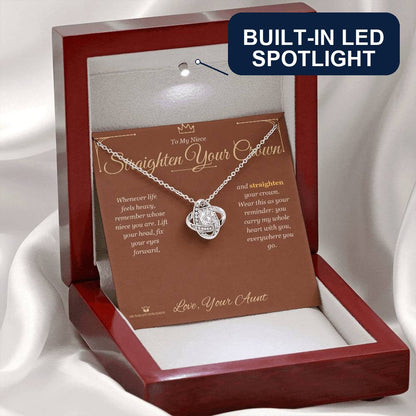 What does a Love Knot Necklace mean - gift for niece