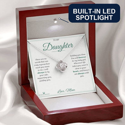 What does a Love Knot Necklace mean - gift for daughter