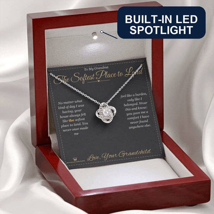 What does a Love Knot Necklace mean - gift for grandmother