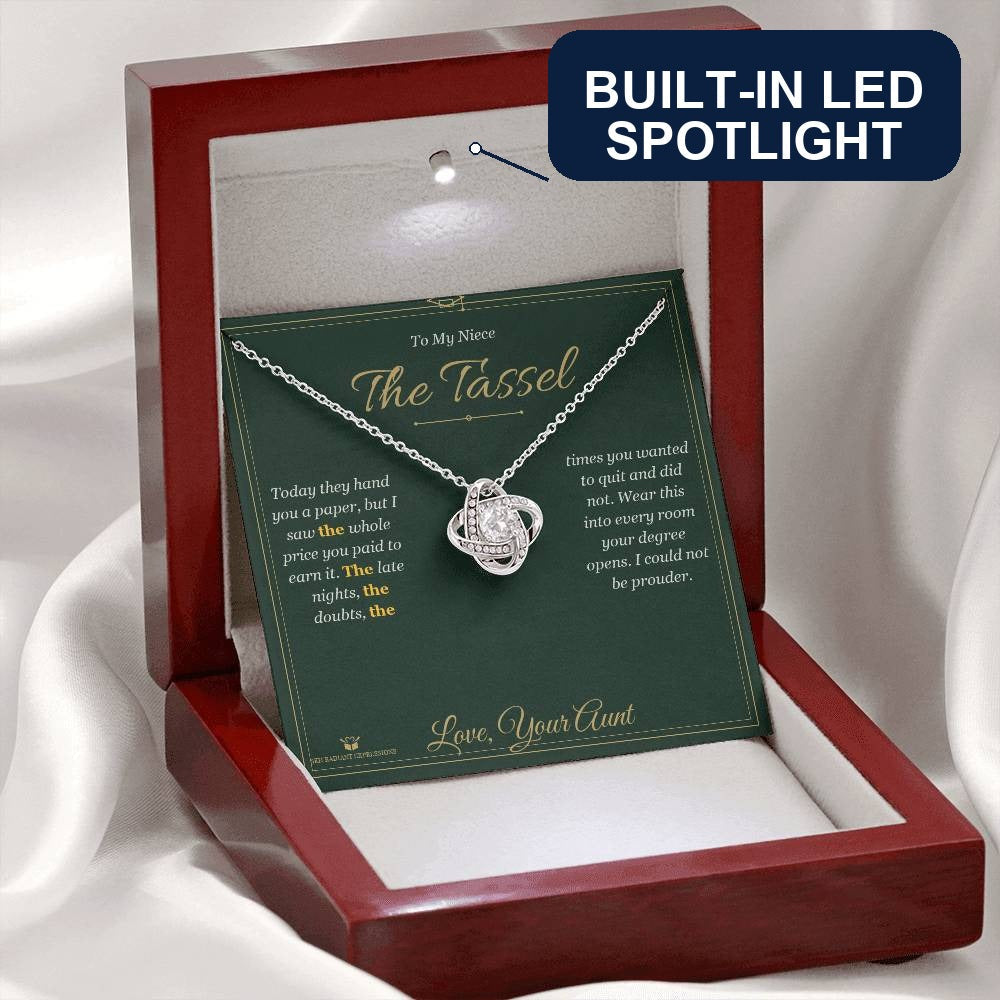 What does a Love Knot Necklace mean - gift for niece