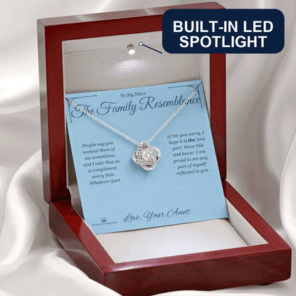 What does a Love Knot Necklace mean - gift for niece