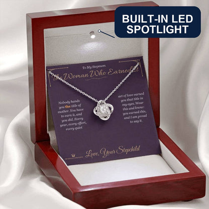 What does a Love Knot Necklace mean - gift for stepmom