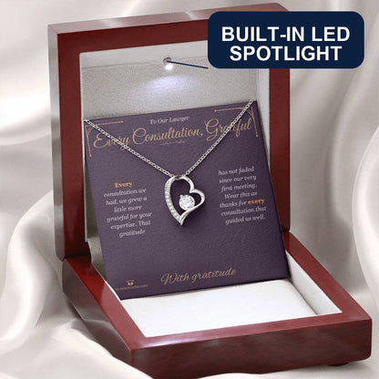 What does a Forever Love Necklace mean - gift for lawyer