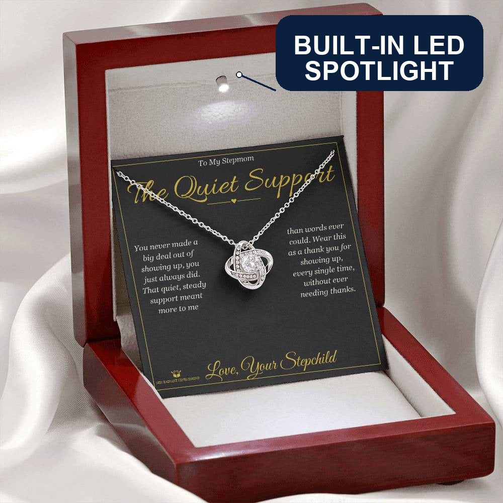 What does a Love Knot Necklace mean - gift for stepmom