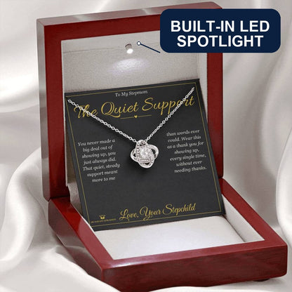 What does a Love Knot Necklace mean - gift for stepmom