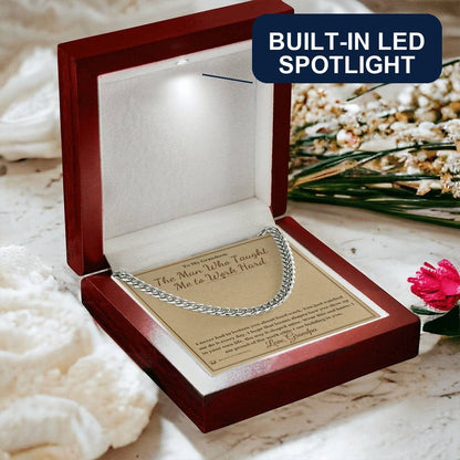 Cuban Link Chain gift for brother from Grandpa