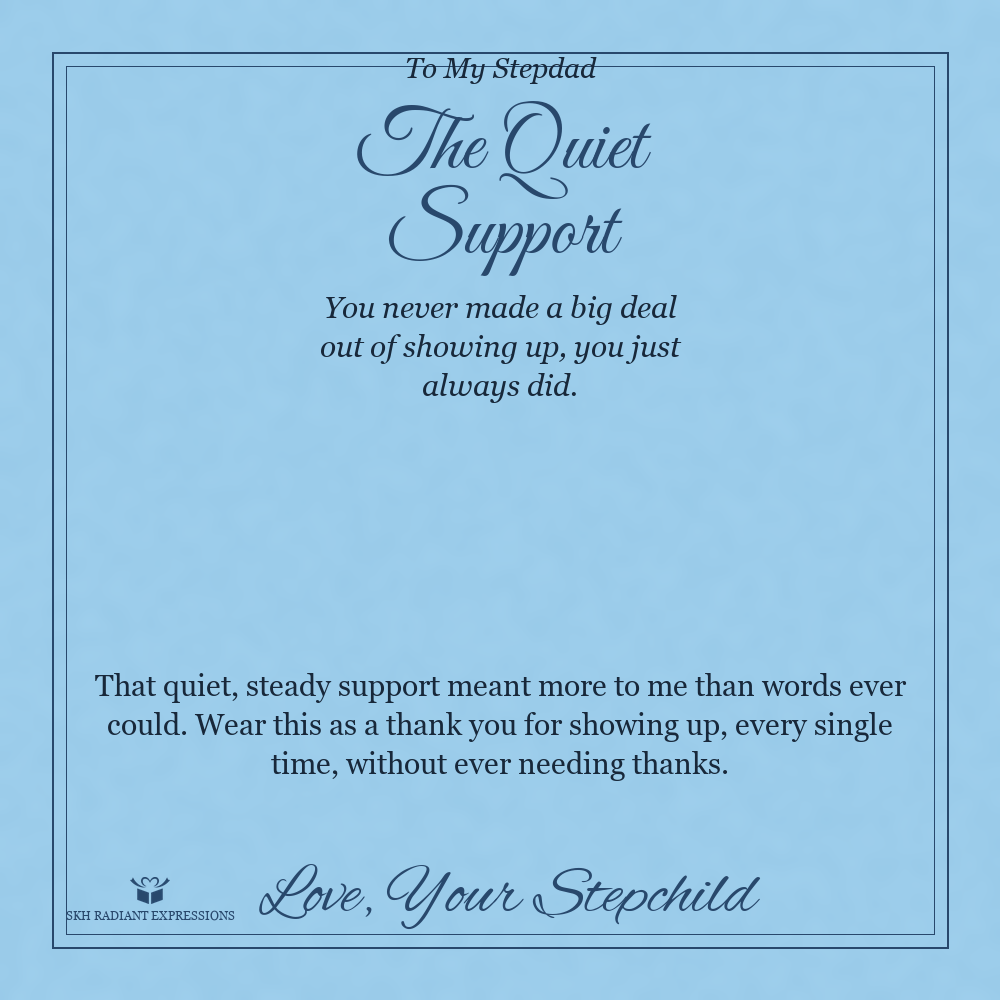 The Quiet Support - Cuban Link Chain for Stepdad