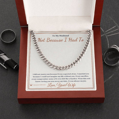 What does a Cuban Link Chain mean - gift for husband