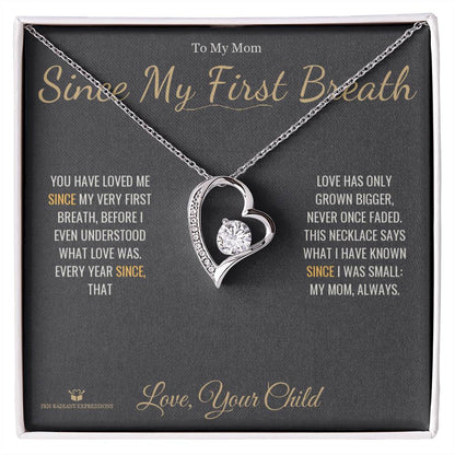 Personalized Forever Love Necklace for mom