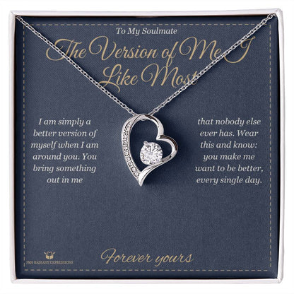 Personalized Forever Love Necklace for soulmate