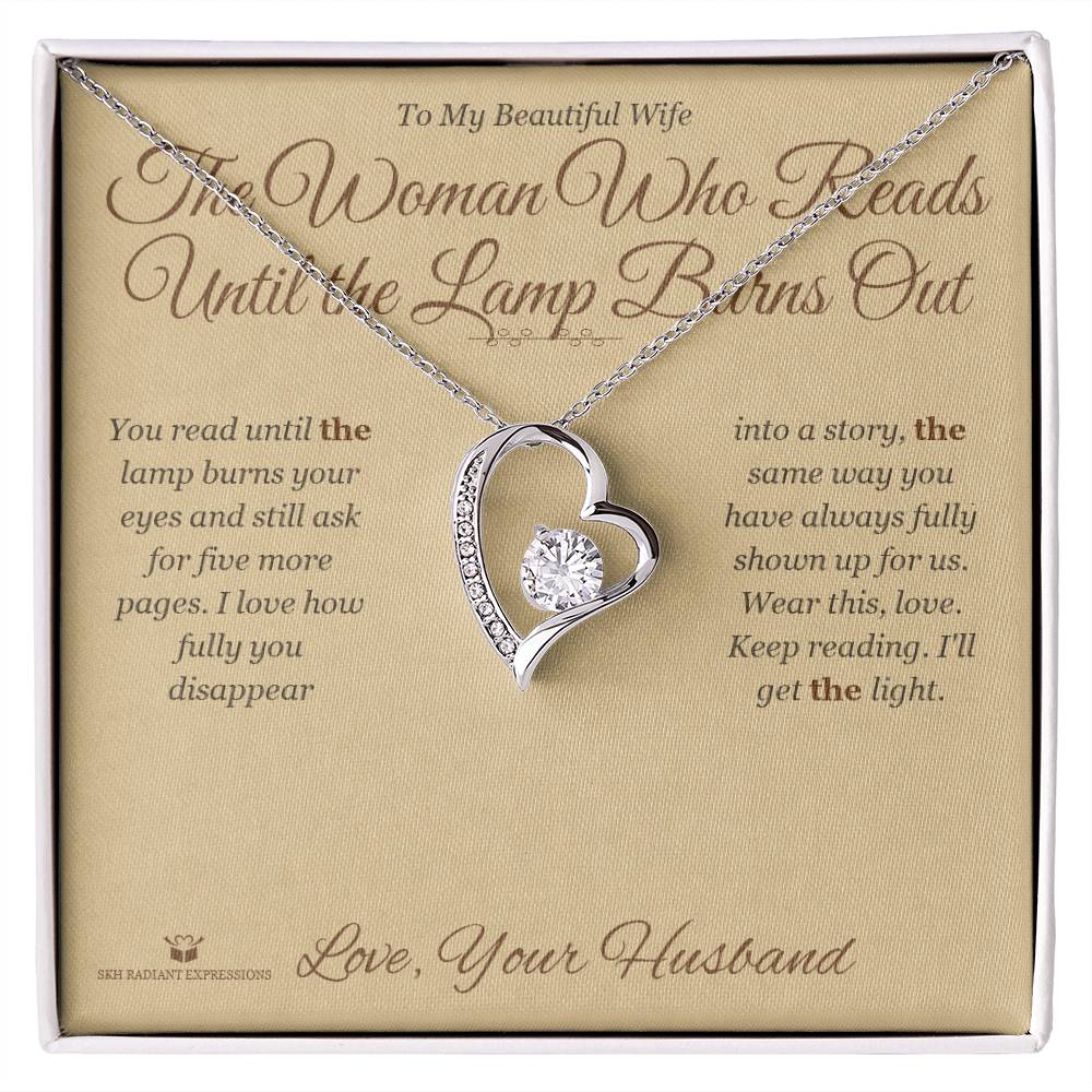 Personalized Forever Love Necklace for wife