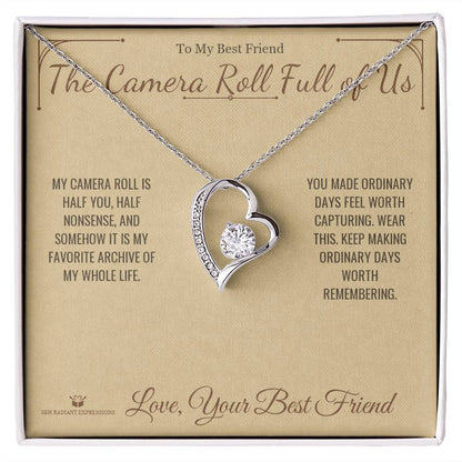 Personalized Forever Love Necklace for best friend
