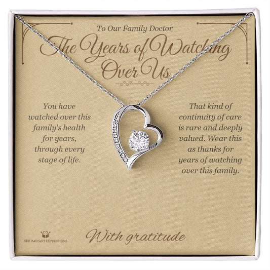 The Years of Watching Over Us - Forever Love Necklace for Doctor