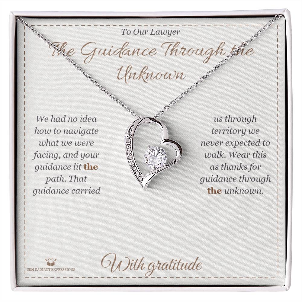 Personalized Forever Love Necklace for lawyer