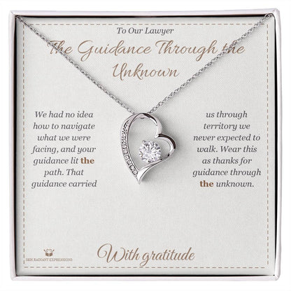 Personalized Forever Love Necklace for lawyer