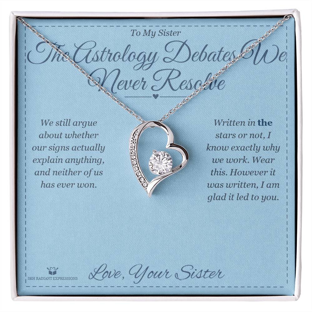 Personalized Forever Love Necklace for sister