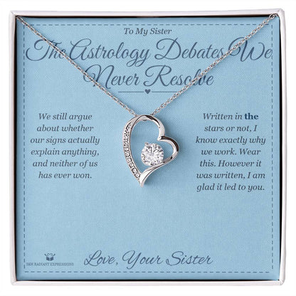 Personalized Forever Love Necklace for sister
