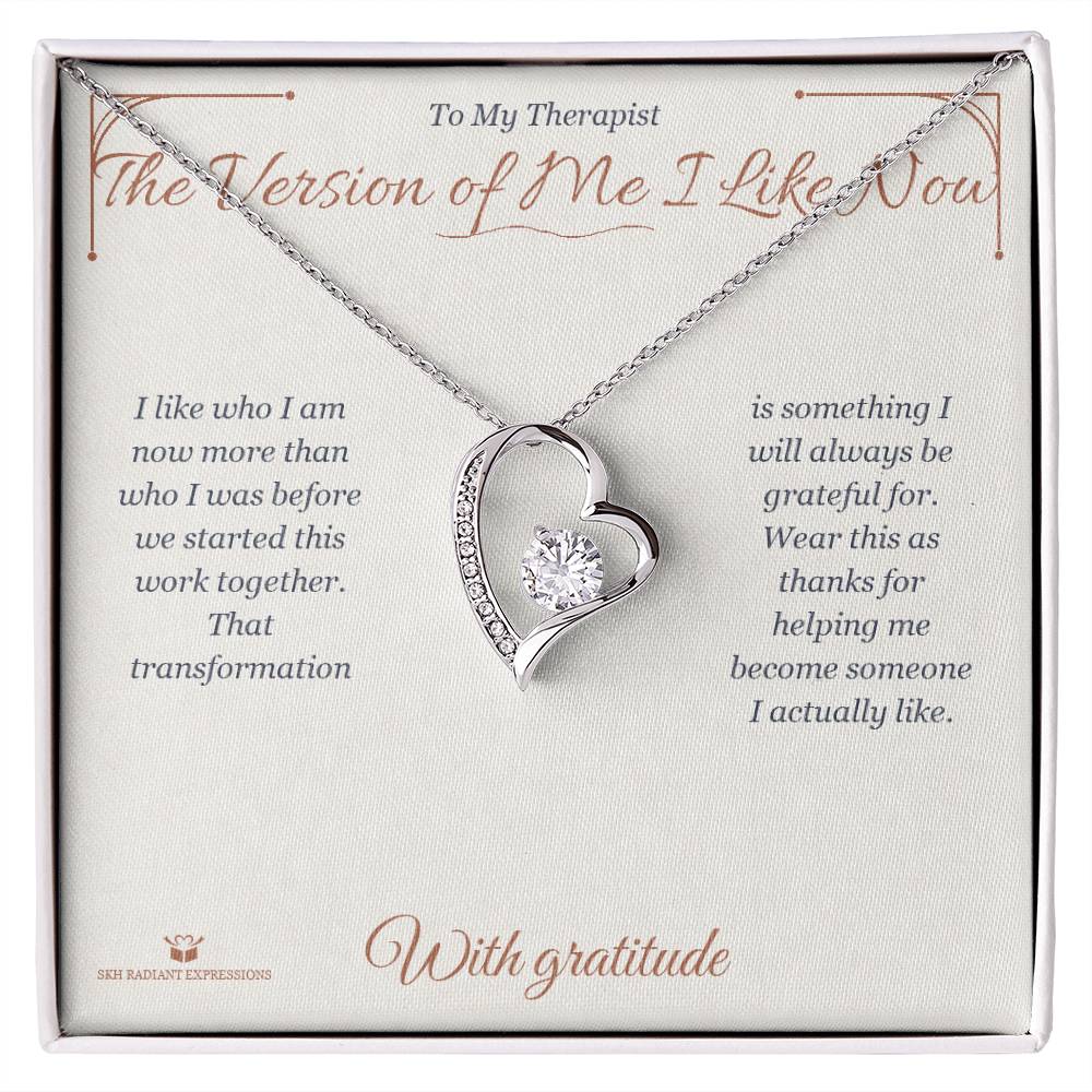 Personalized Forever Love Necklace for therapist