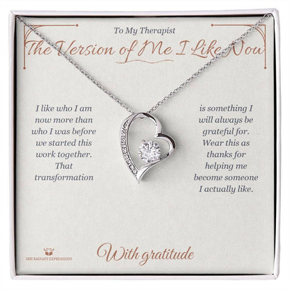 Personalized Forever Love Necklace for therapist