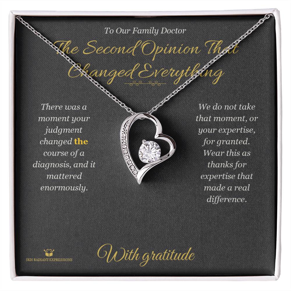 Personalized Forever Love Necklace for doctor