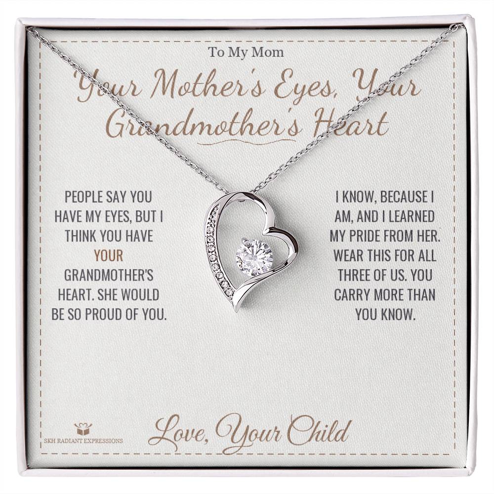 Personalized Forever Love Necklace for mom