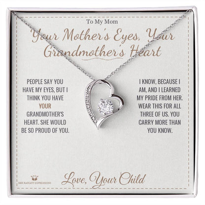 Personalized Forever Love Necklace for mom