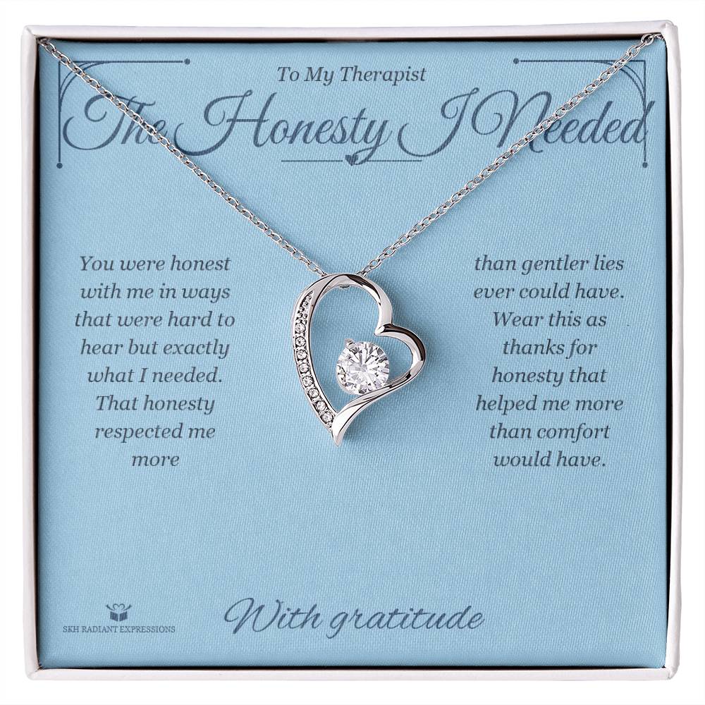 Personalized Forever Love Necklace for therapist