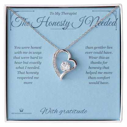 Personalized Forever Love Necklace for therapist