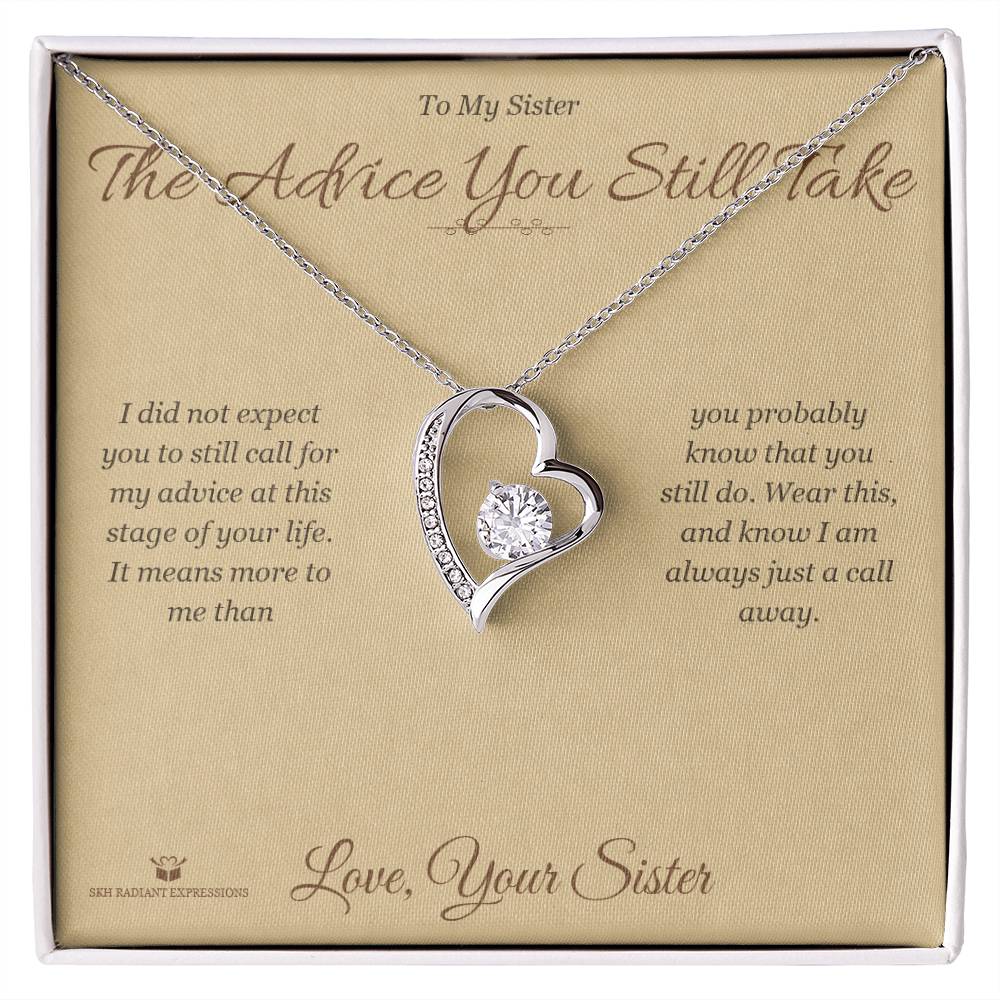 Meaningful gift for sister - The Advice You Still Take
