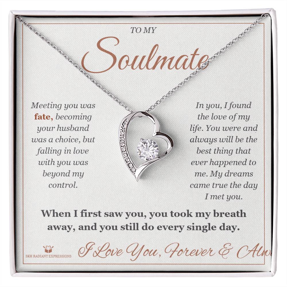 Personalized Forever Love Necklace for soulmate
