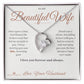 The Broken Road That Led to You - Forever Love Necklace for Wife