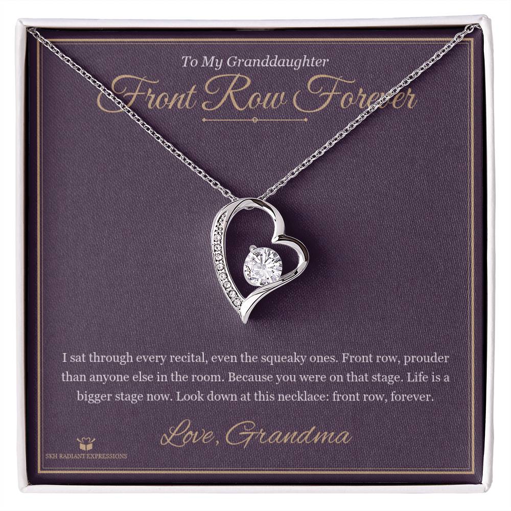 Front Row Forever - Forever Love Necklace for Granddaughter - personalized keepsake gift from SKH Radiant Expressions