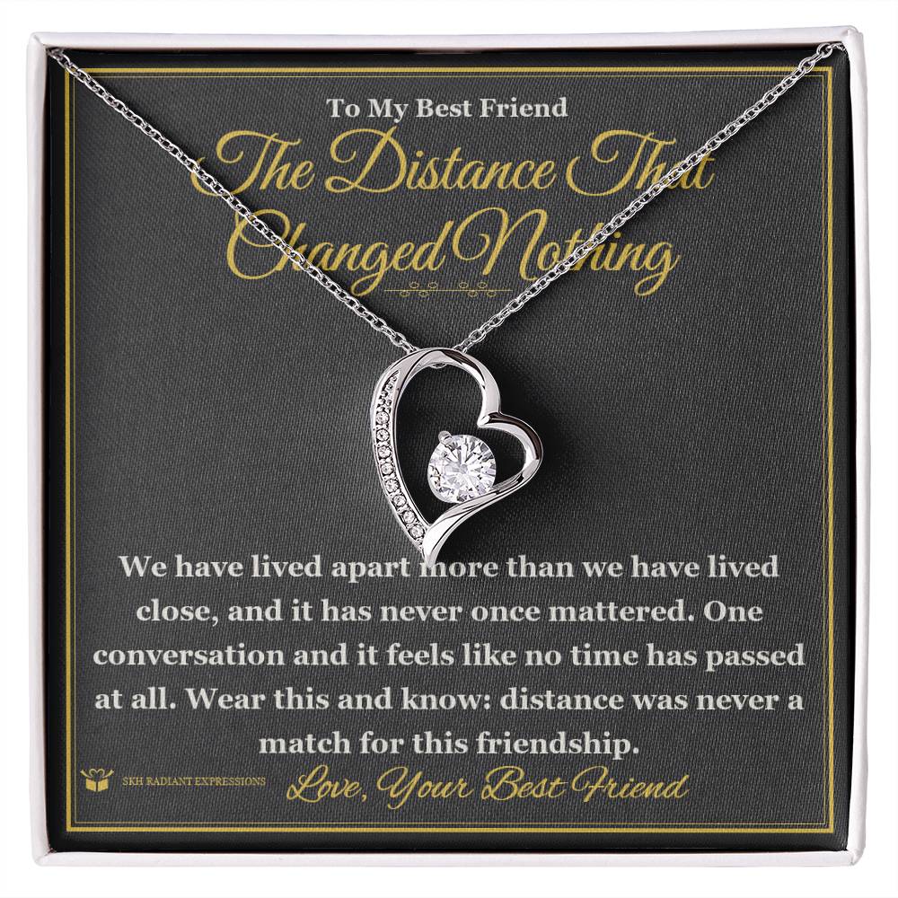 Personalized Forever Love Necklace for best friend
