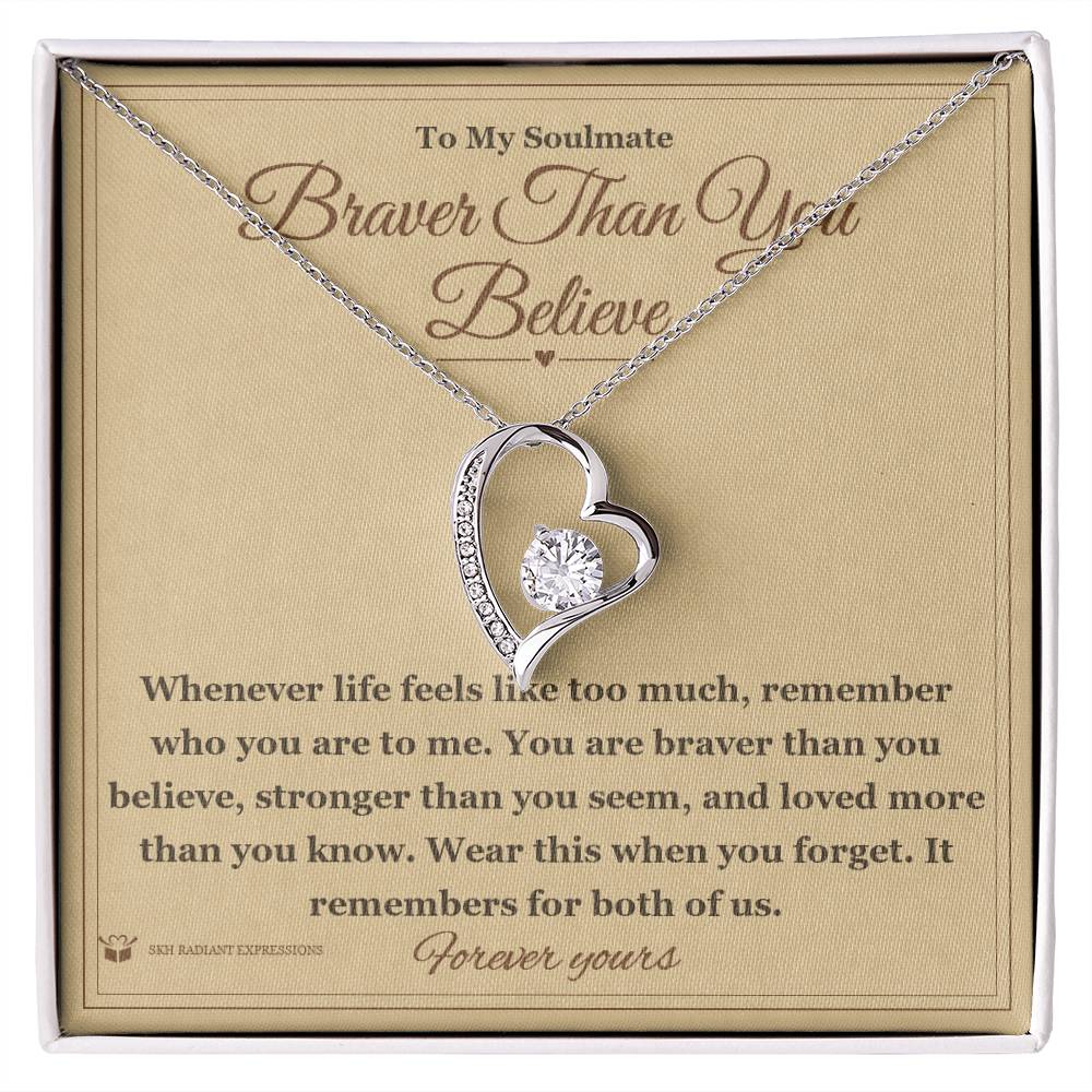 Personalized Forever Love Necklace for soulmate