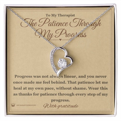 Personalized Forever Love Necklace for therapist