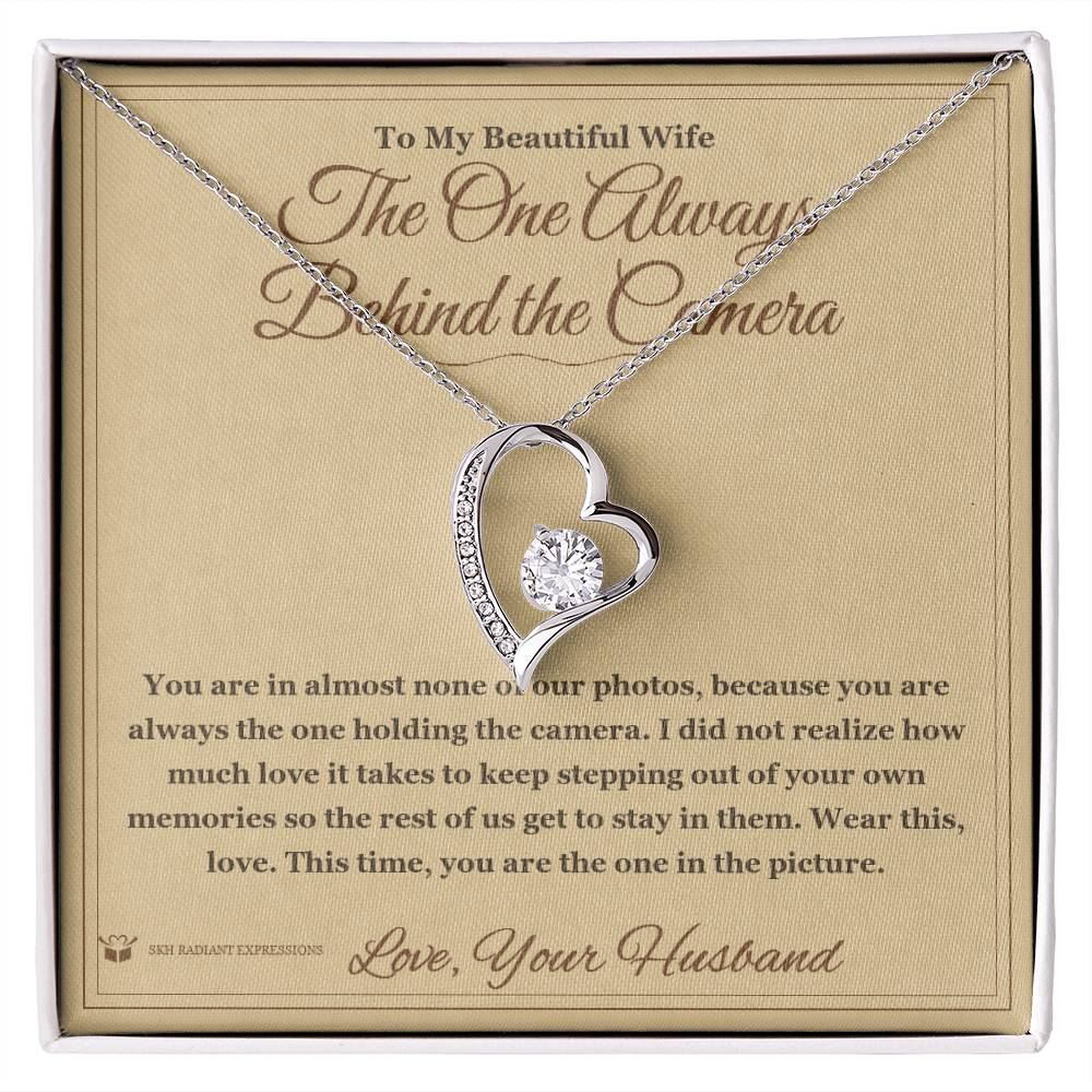 Personalized Forever Love Necklace for wife