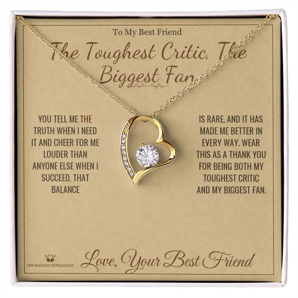 Add a name to this Forever Love Necklace - gift for best friend