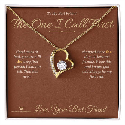 Custom name-personalized Forever Love Necklace gift for best friend