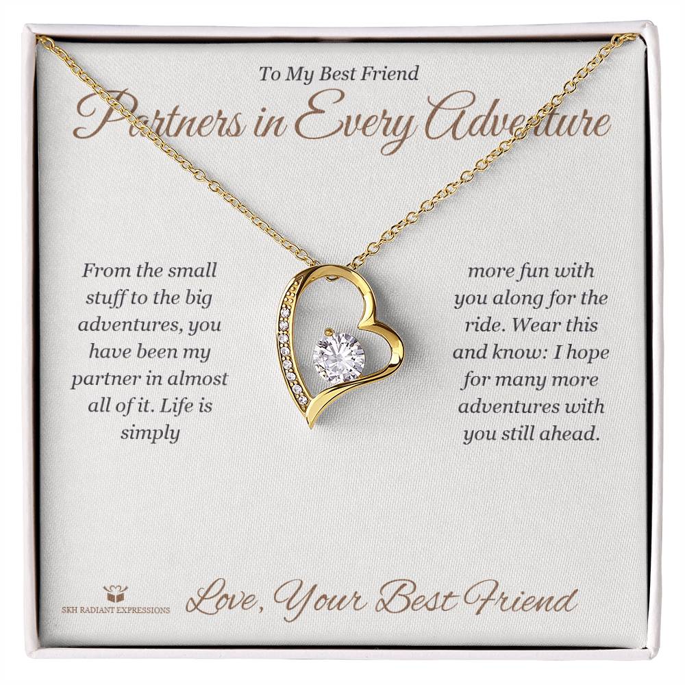 Add a name to this Forever Love Necklace - gift for best friend